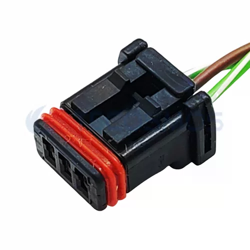 Auto Parts Right Turn signal Plug Wire Socket Connector for Volkswagen 3-pin Female 670-3141 - image 3